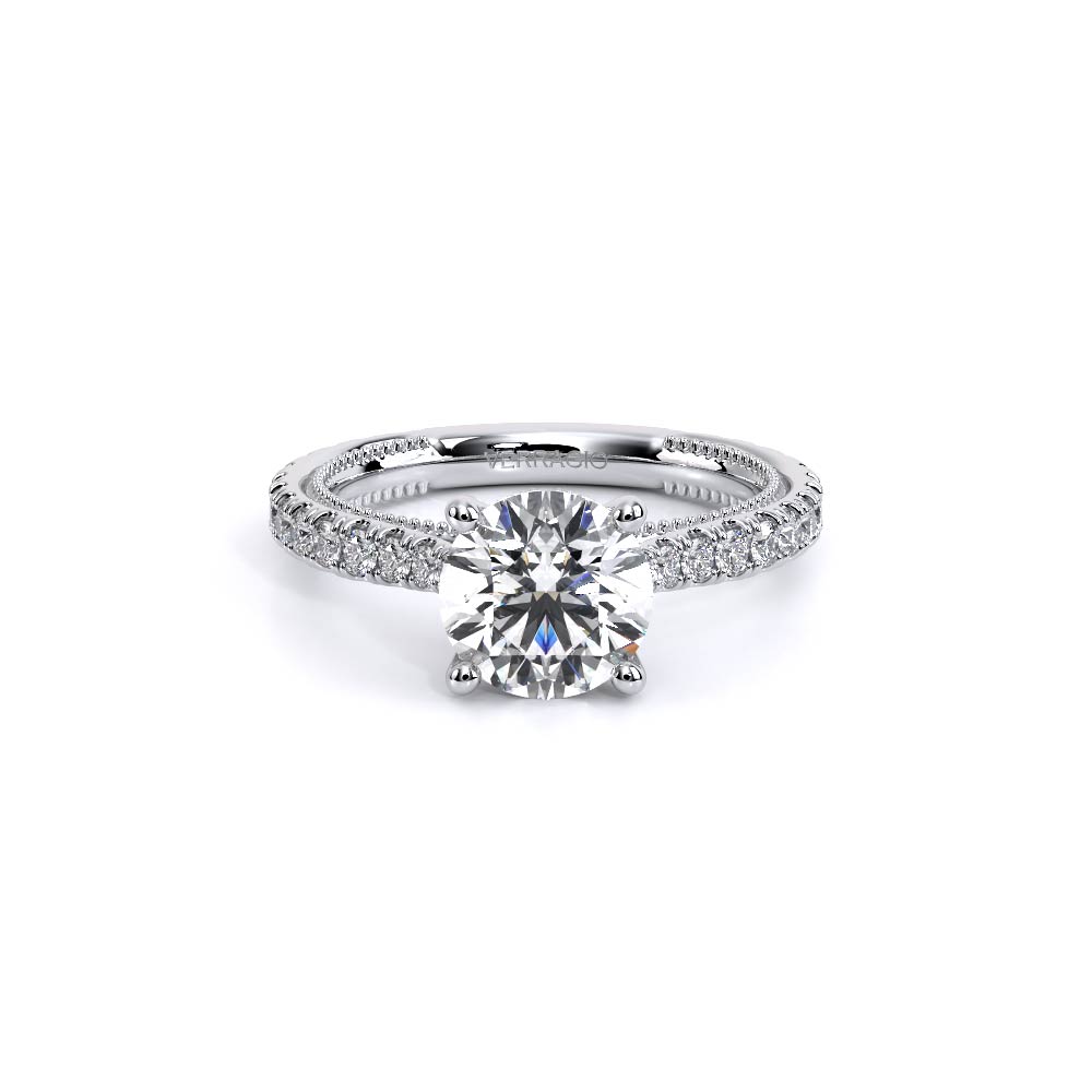 Verragio Pave Round Engagement Ring