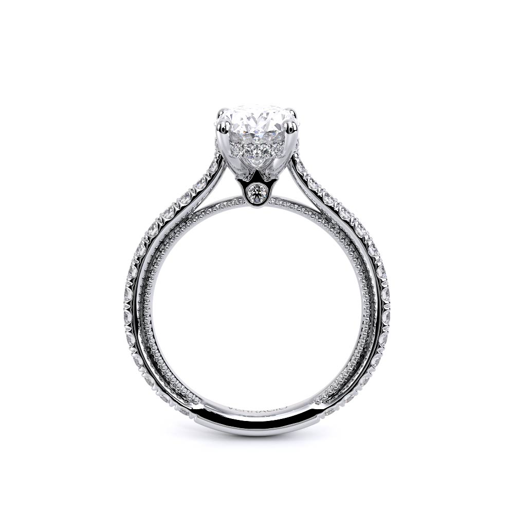 Verragio Pave Oval Engagement Ring