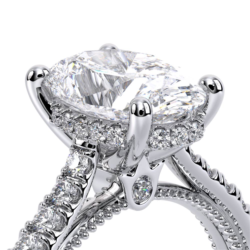 Verragio Pave Oval Engagement Ring