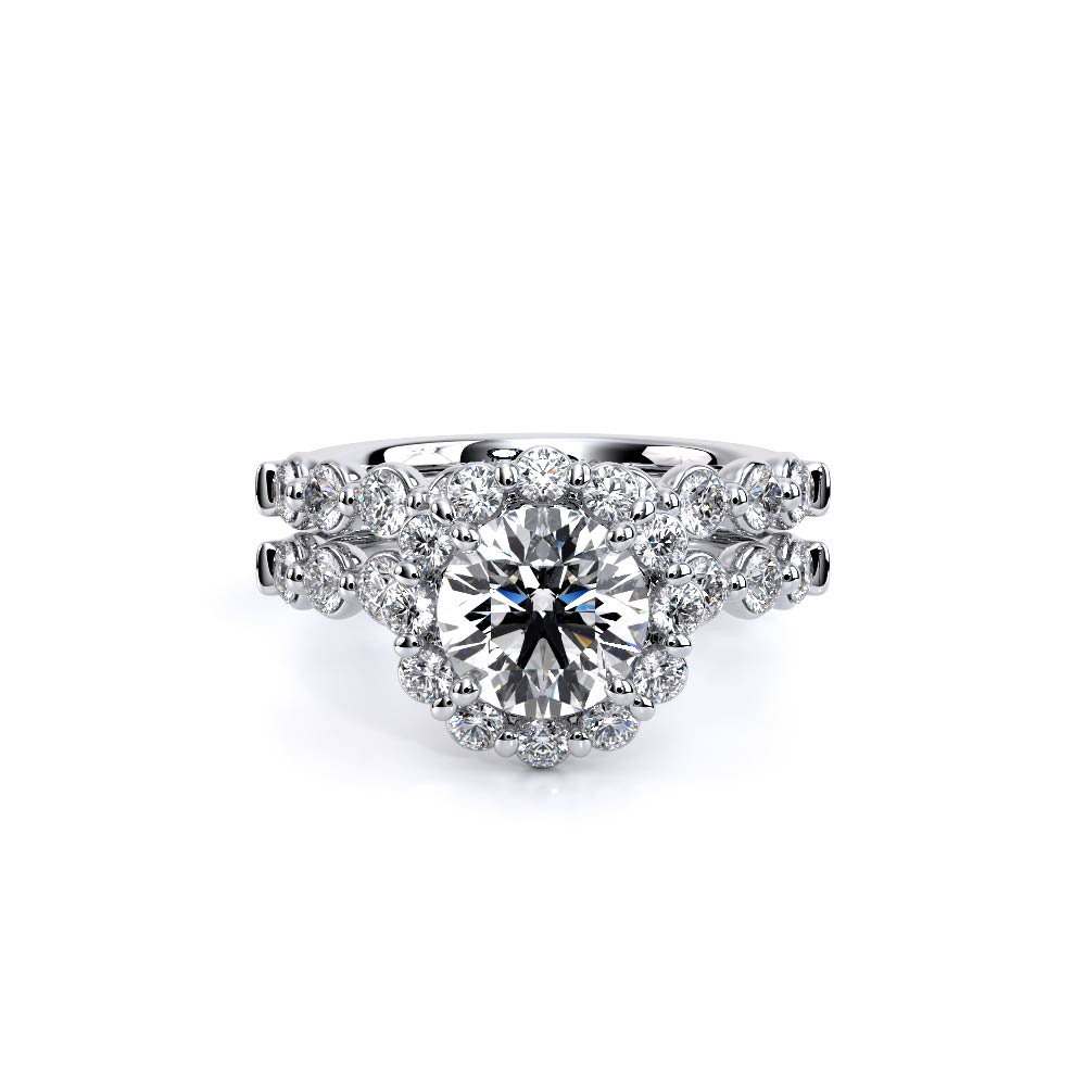 Verragio Halo Round Engagement Ring