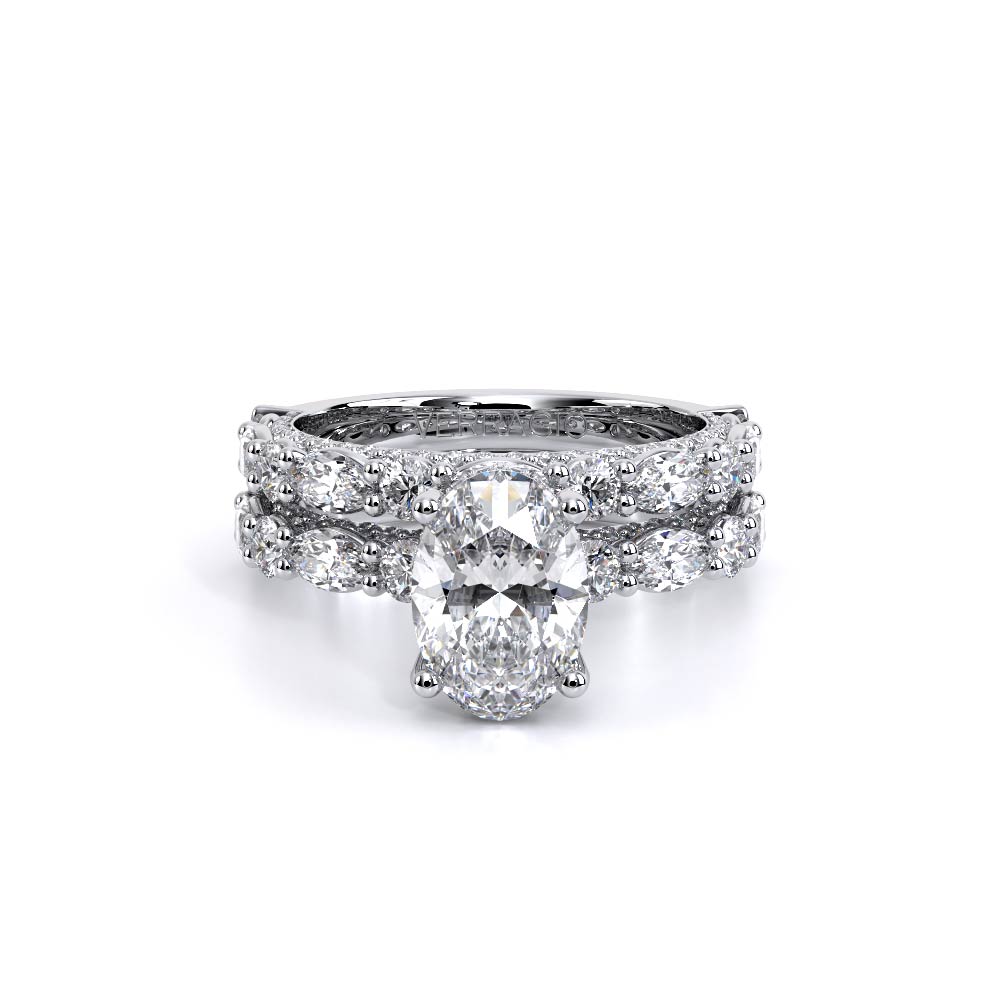 Verragio Pave Oval Engagement Ring