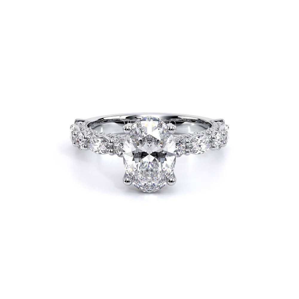 Verragio Pave Oval Engagement Ring