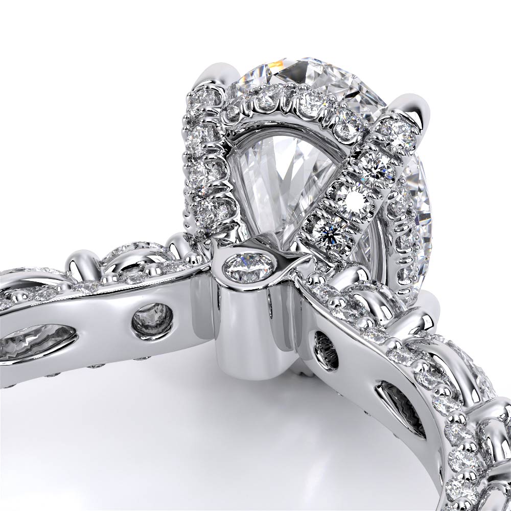 Verragio Pave Oval Engagement Ring