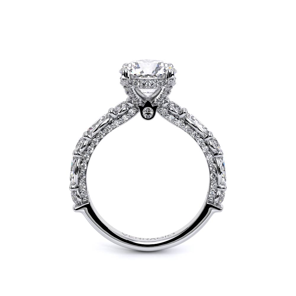 Verragio Pave Round Engagement Ring