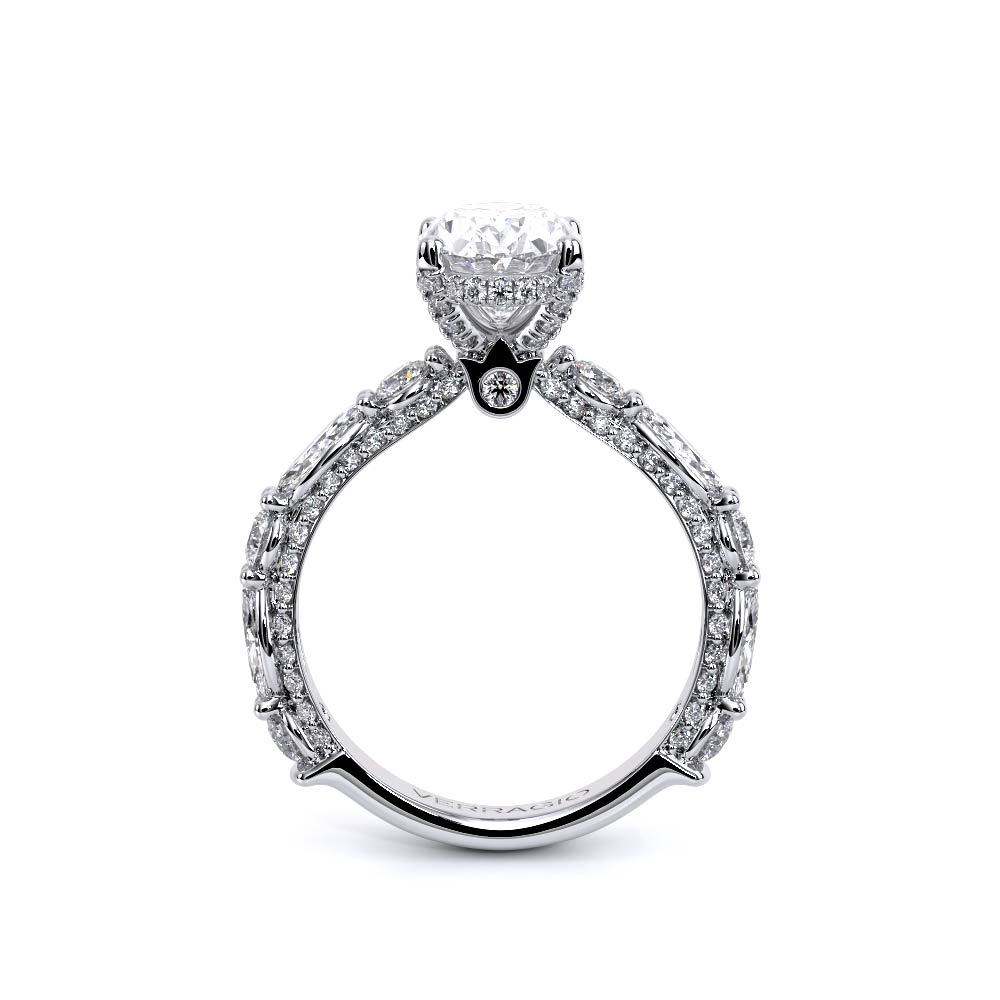 Verragio Pave Oval Engagement Ring