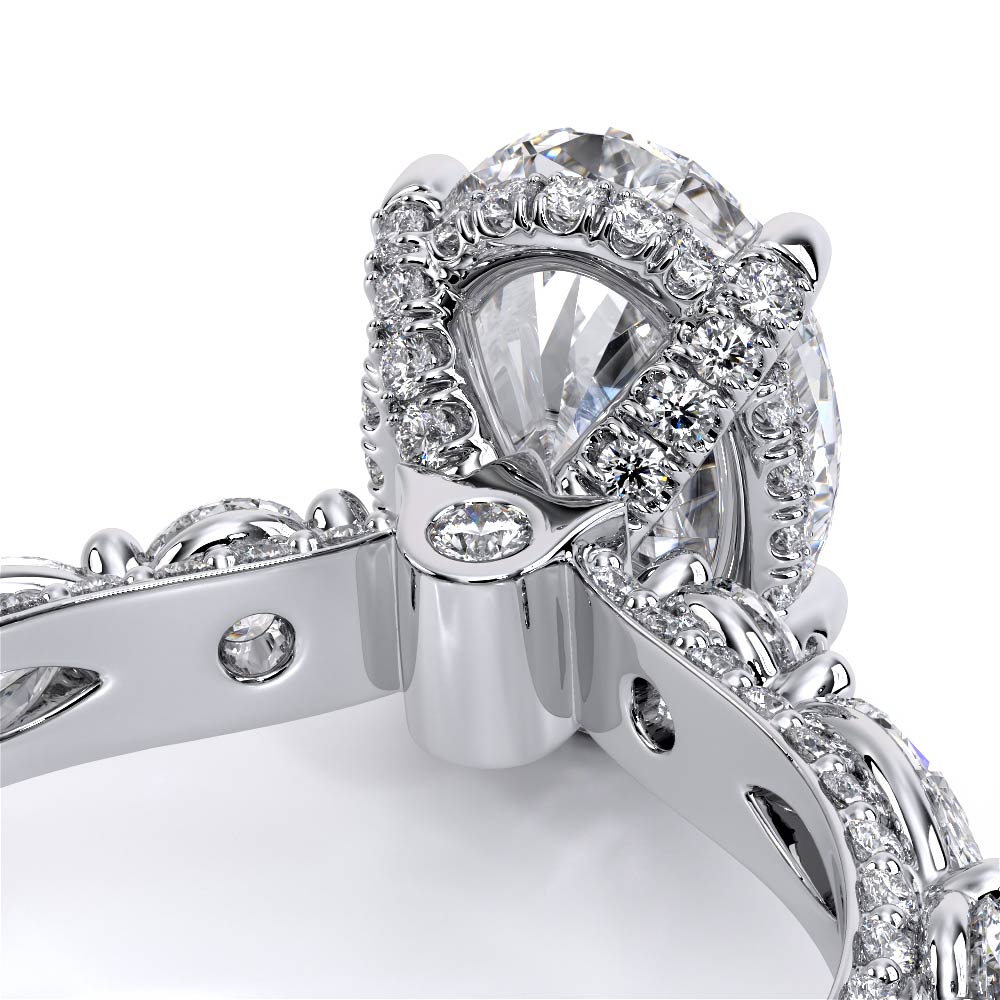 Verragio Pave Oval Engagement Ring