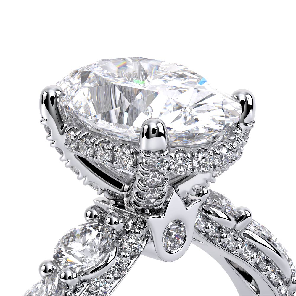 Verragio Pave Oval Engagement Ring