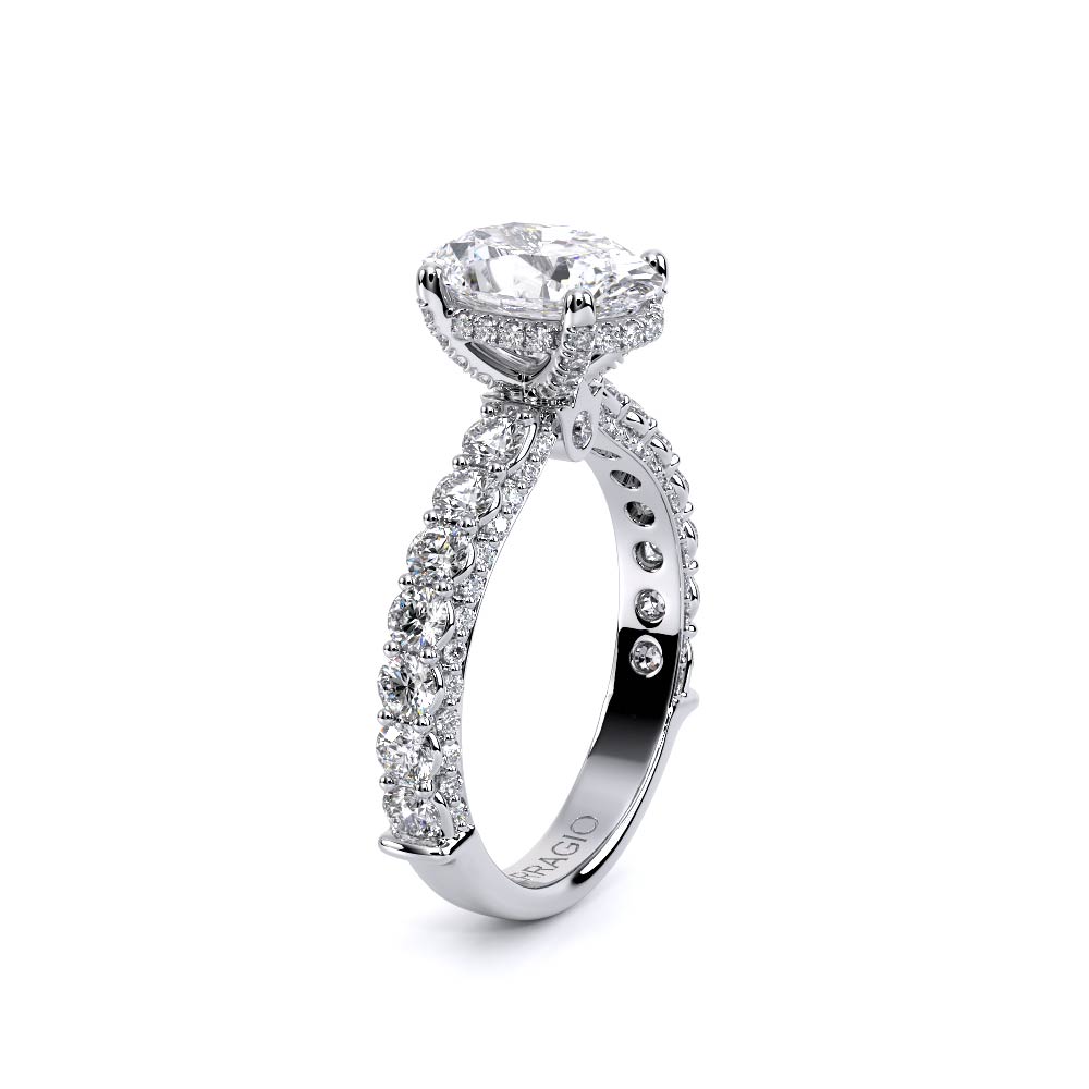 Verragio Pave Oval Engagement Ring