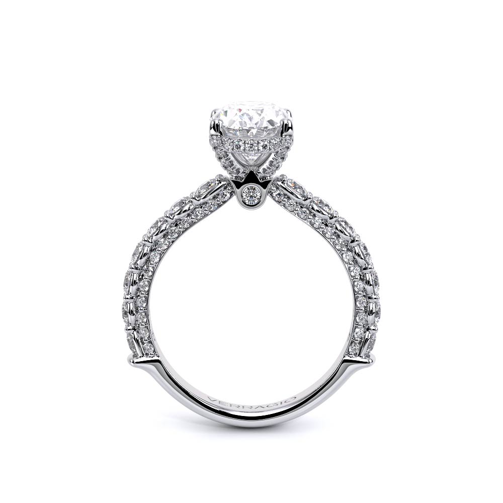 Verragio Pave Oval Engagement Ring