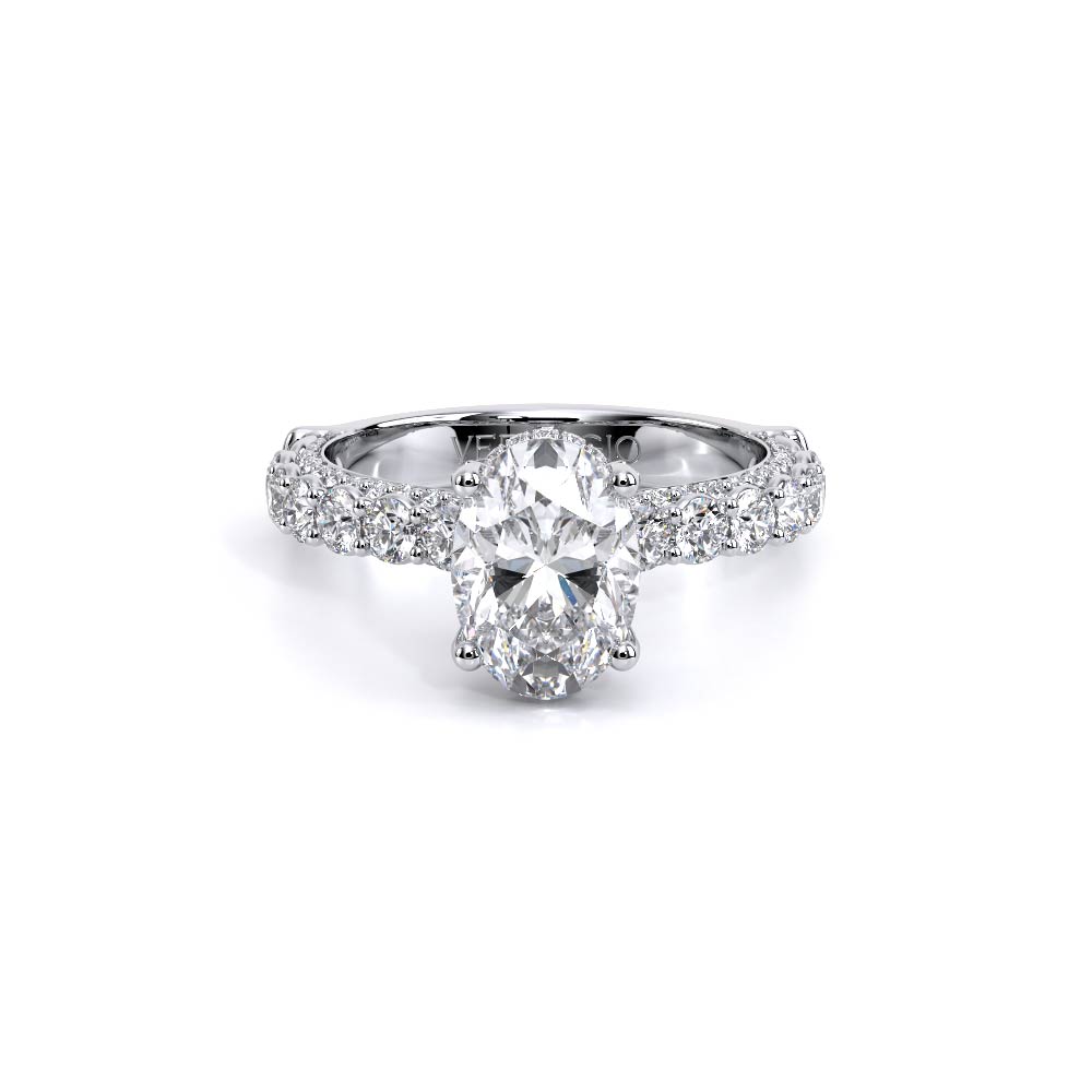 Verragio Pave Oval Engagement Ring