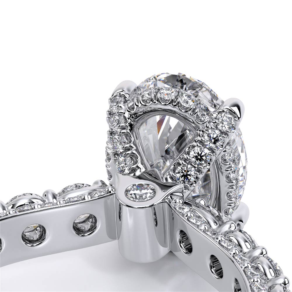 Verragio Pave Oval Engagement Ring