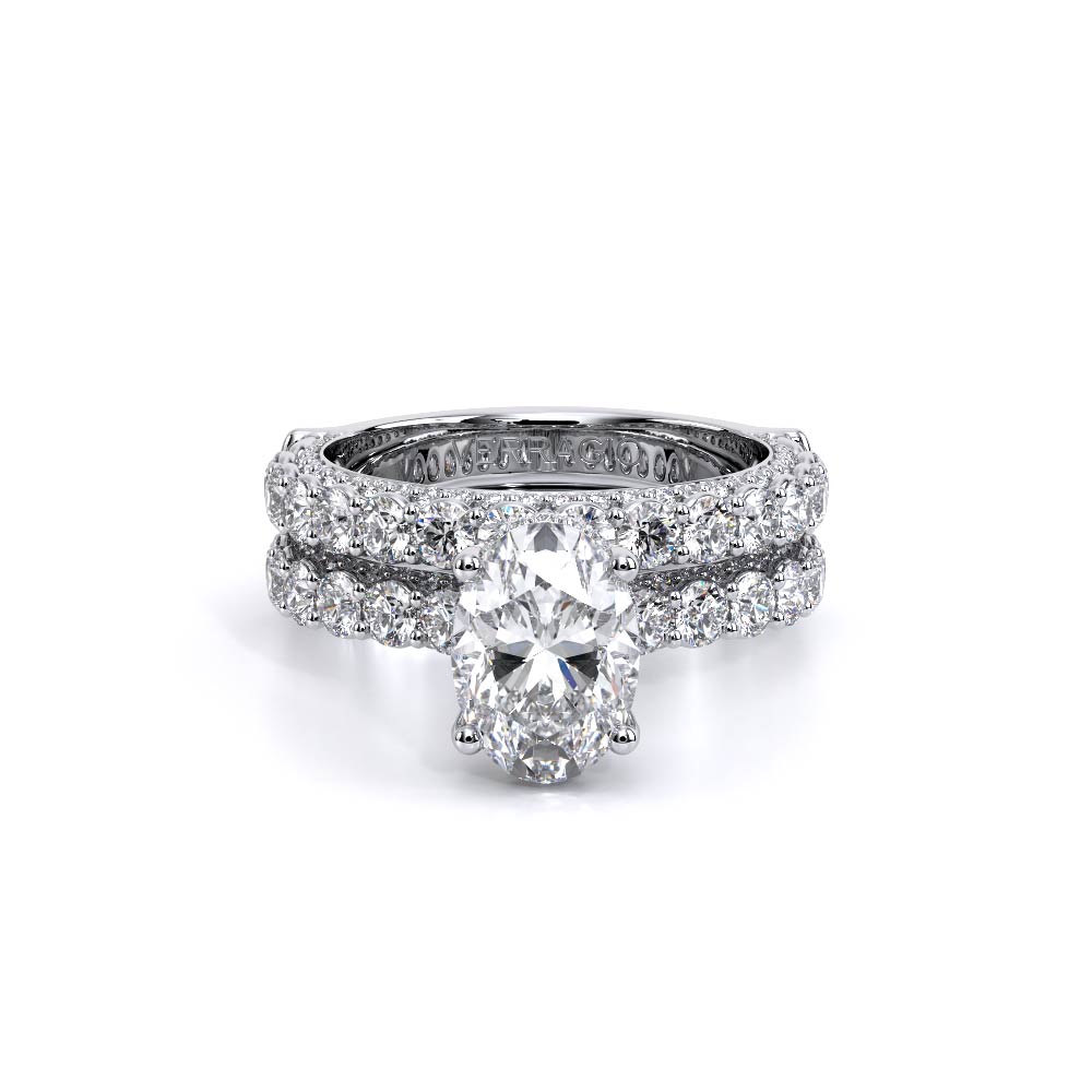 Verragio Pave Oval Engagement Ring