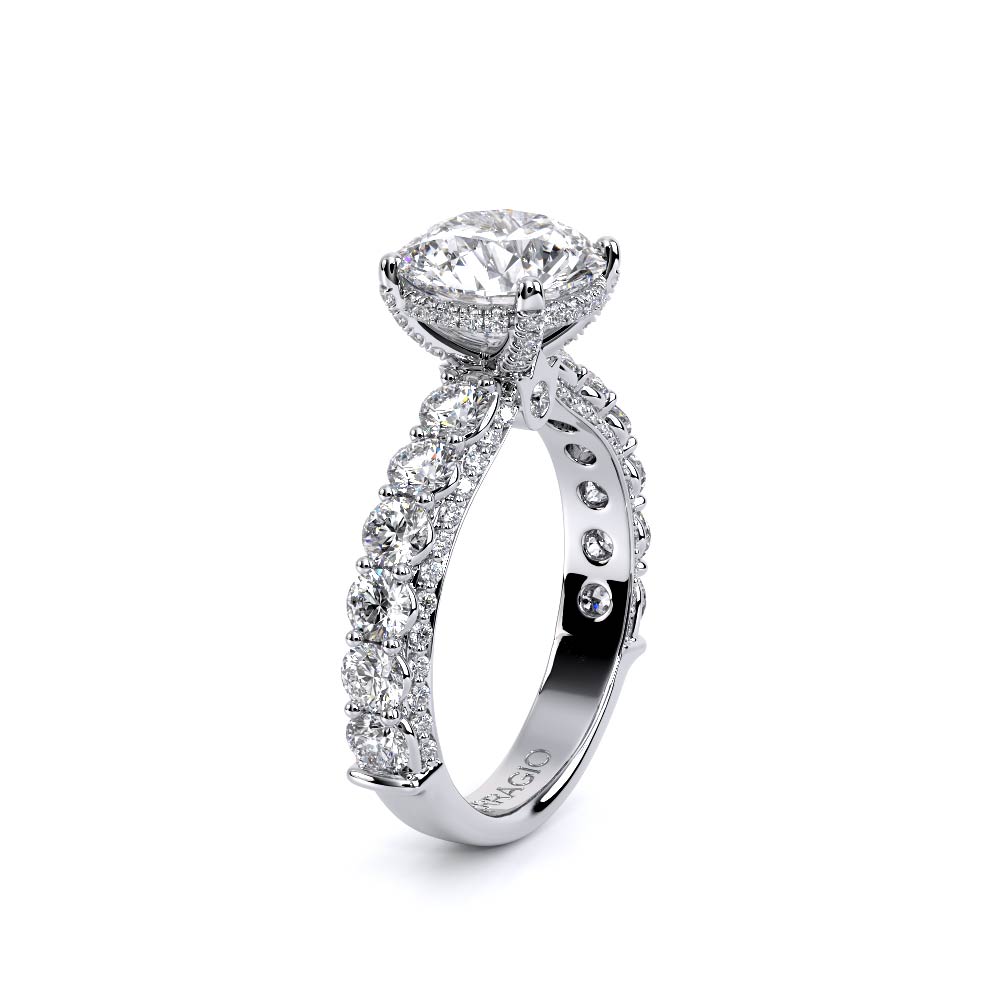 Verragio Pave Round Engagement Ring