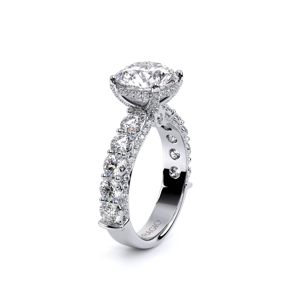 Verragio Pave Round Engagement Ring