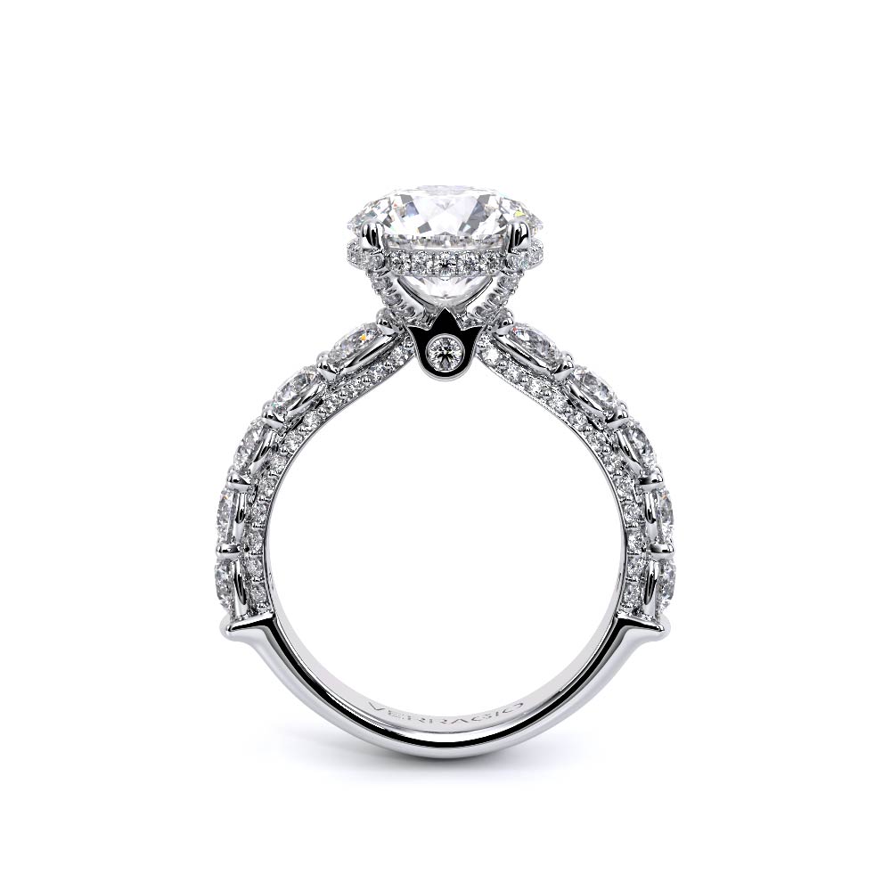 Verragio Pave Round Engagement Ring