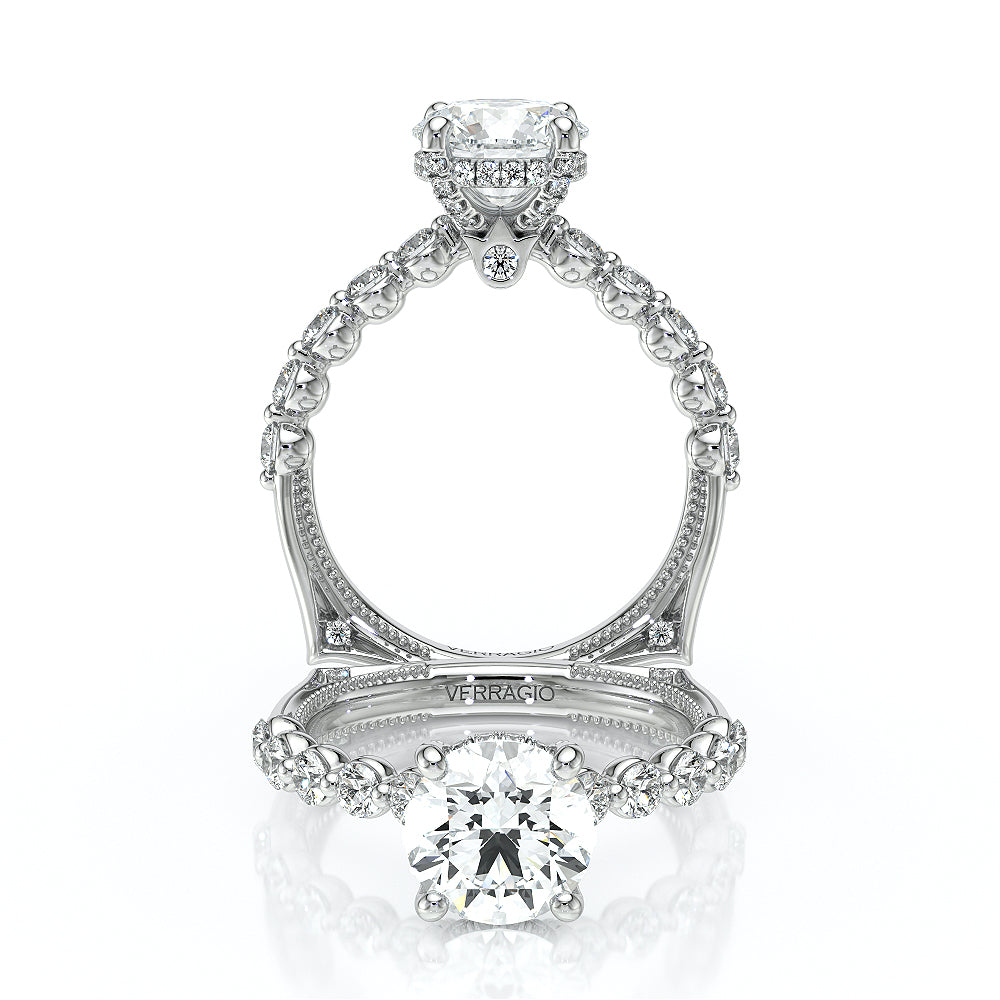 Verragio Halo Round Engagement Ring