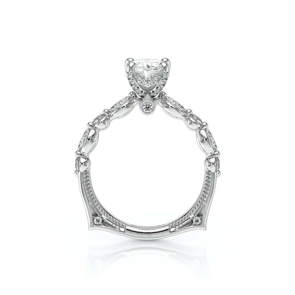 Verragio Halo Pear Engagement Ring