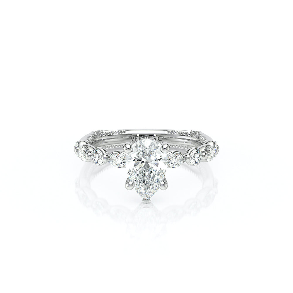Verragio Halo Pear Engagement Ring