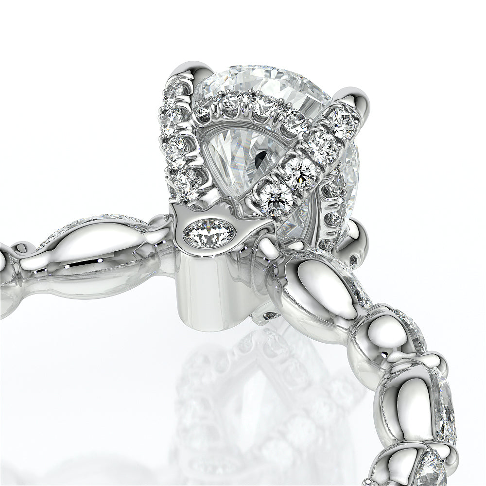 Verragio Halo Pear Engagement Ring