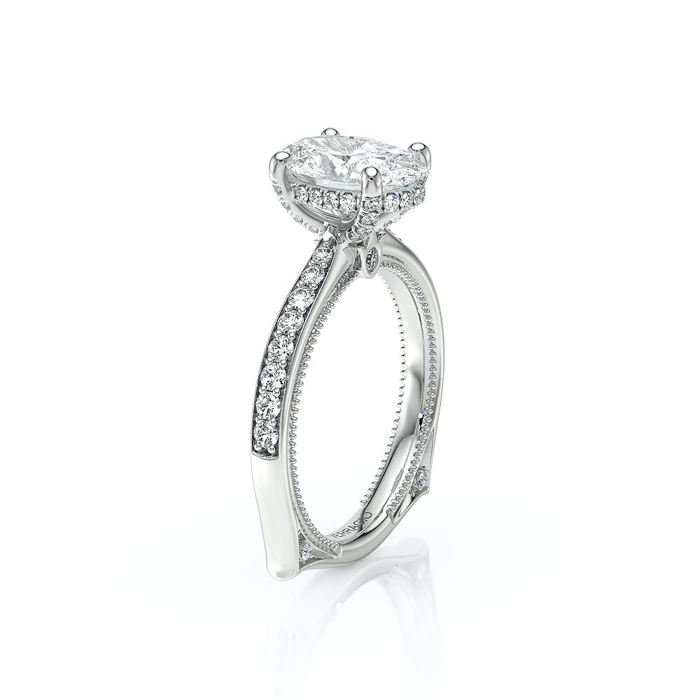 Verragio Halo Oval Engagement Ring