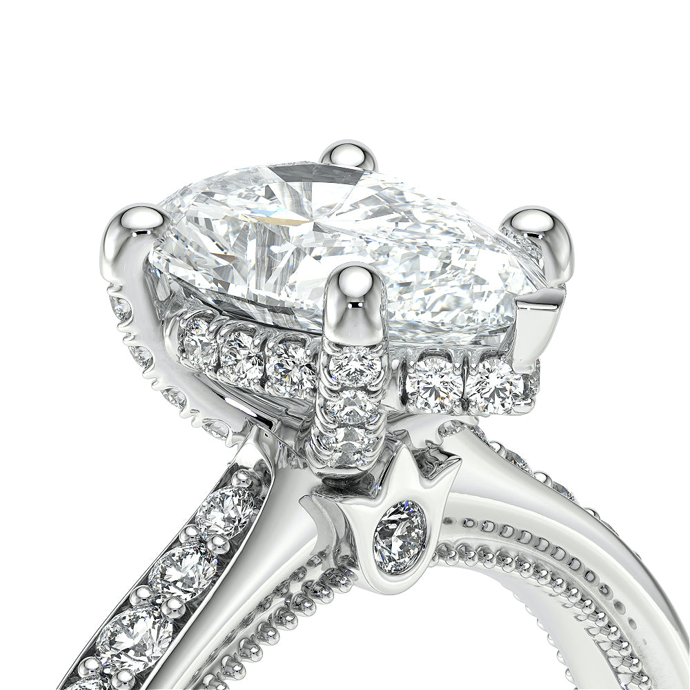 Verragio Halo Pear Engagement Ring
