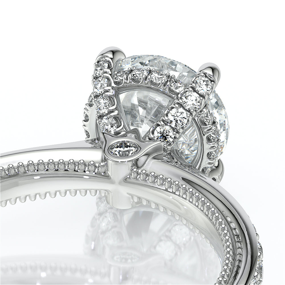 Verragio Halo Round Engagement Ring