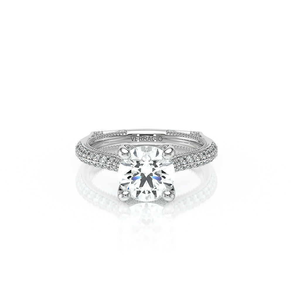 Verragio Halo Round Engagement Ring