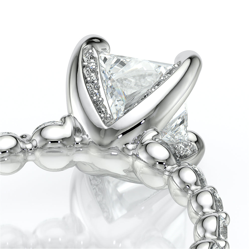 Verragio Halo Princess Engagement Ring