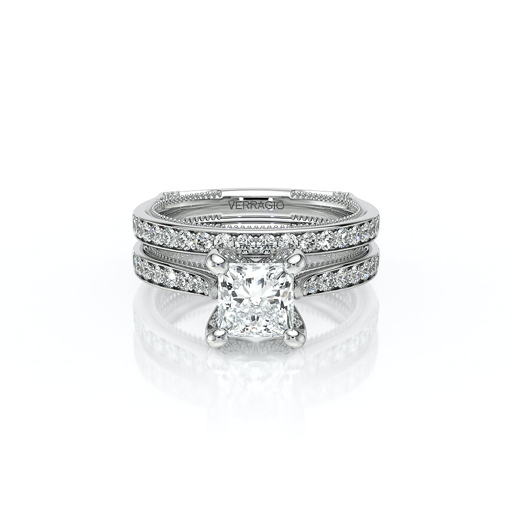 Verragio Halo Princess Engagement Ring