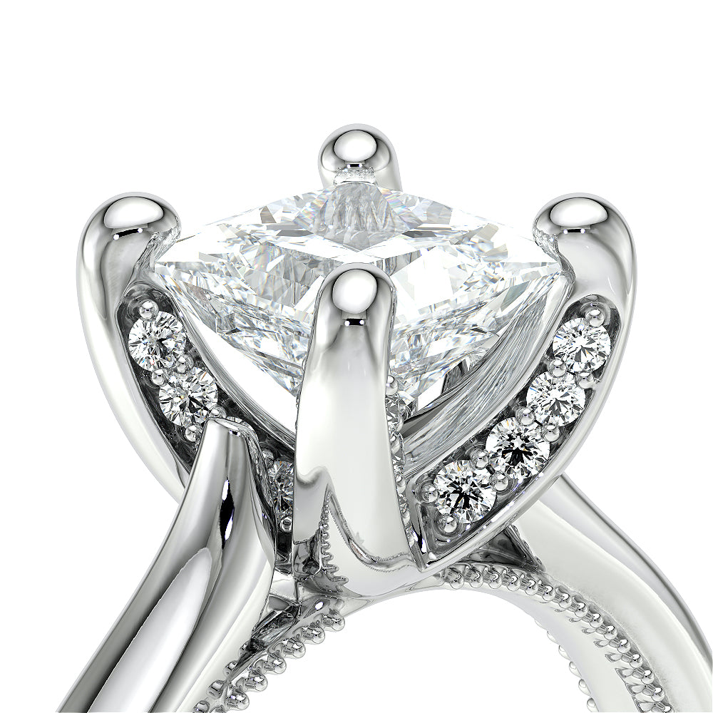 Verragio Halo Princess Engagement Ring