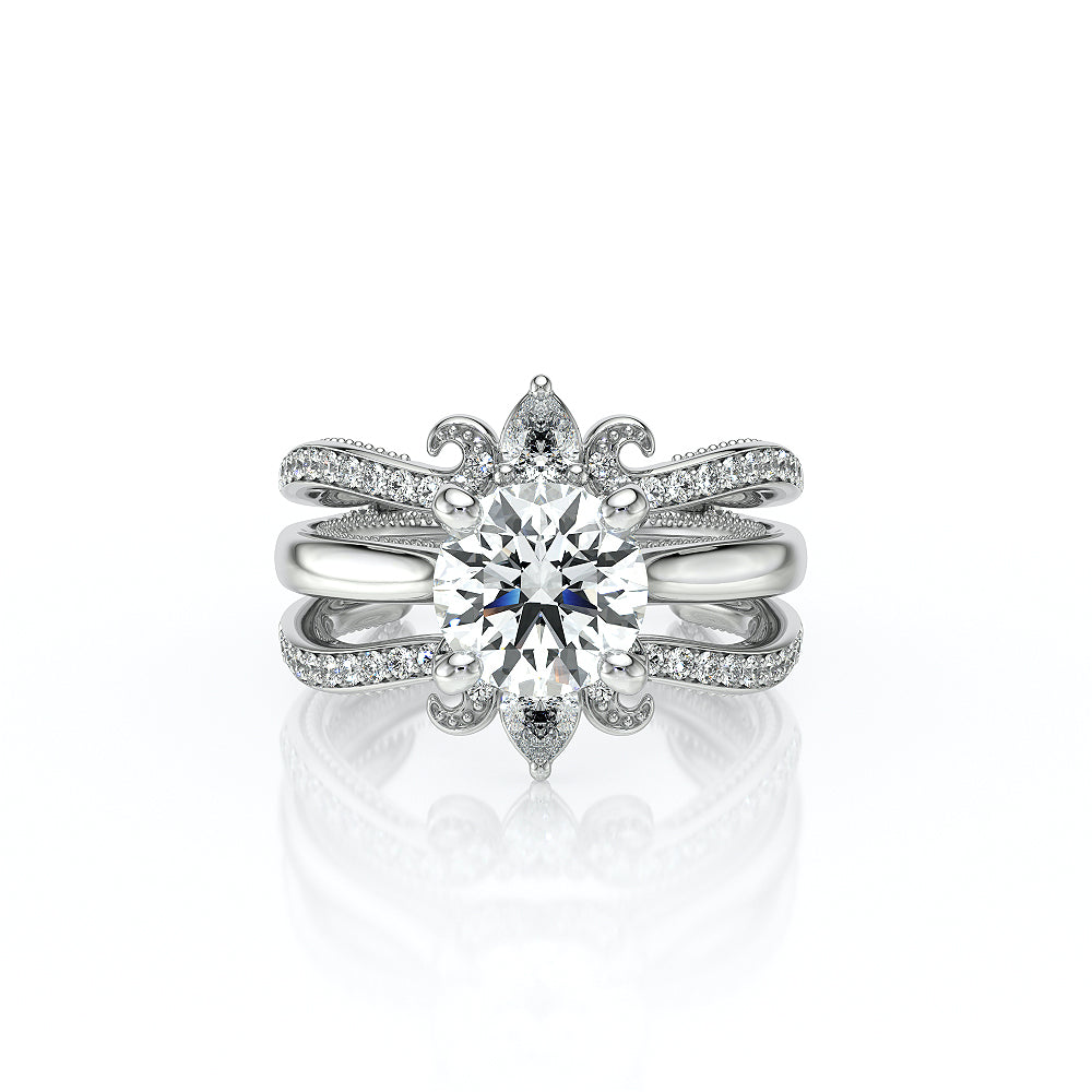 Vanguard-2207r-S-18k White Gold Round