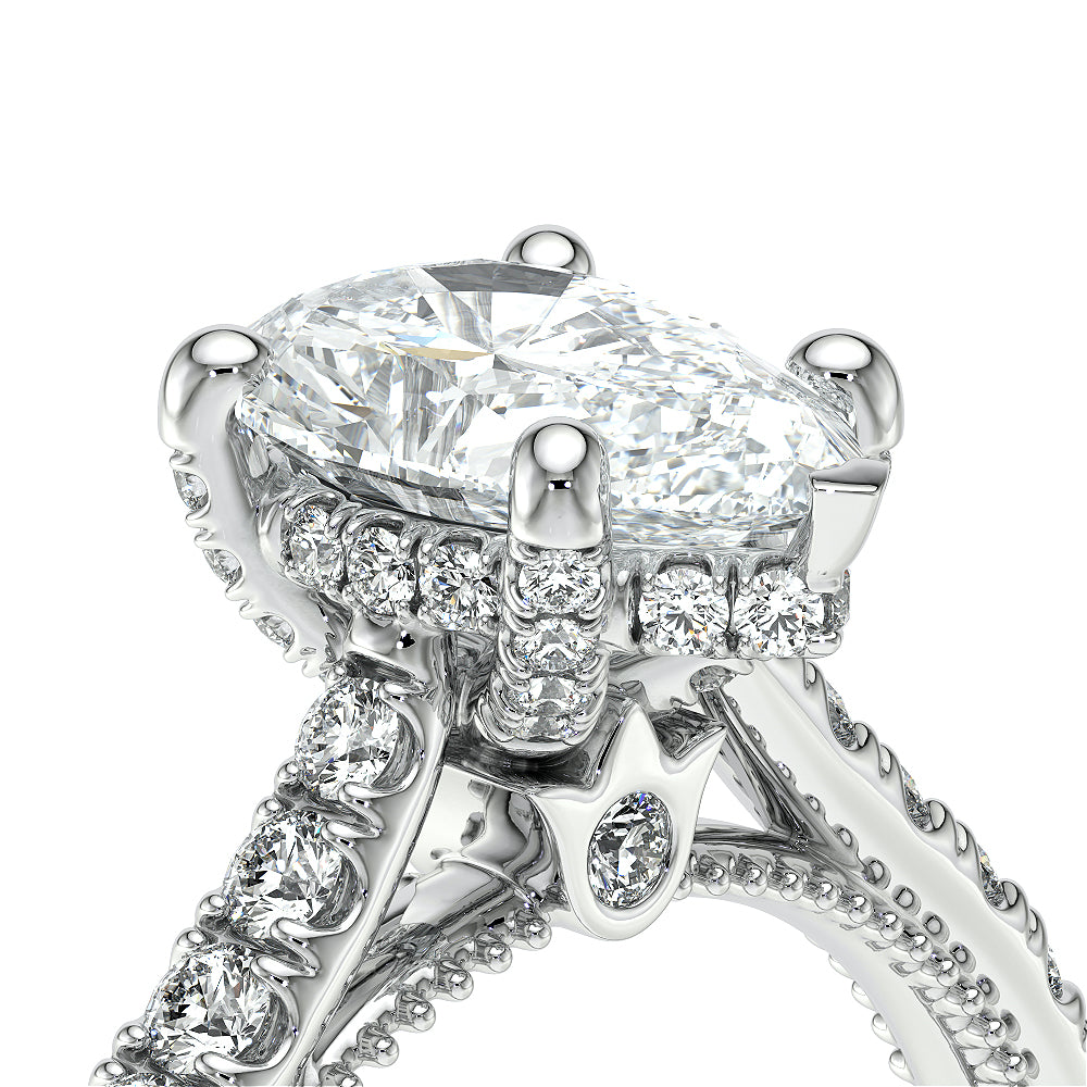 Verragio Halo Pear Engagement Ring