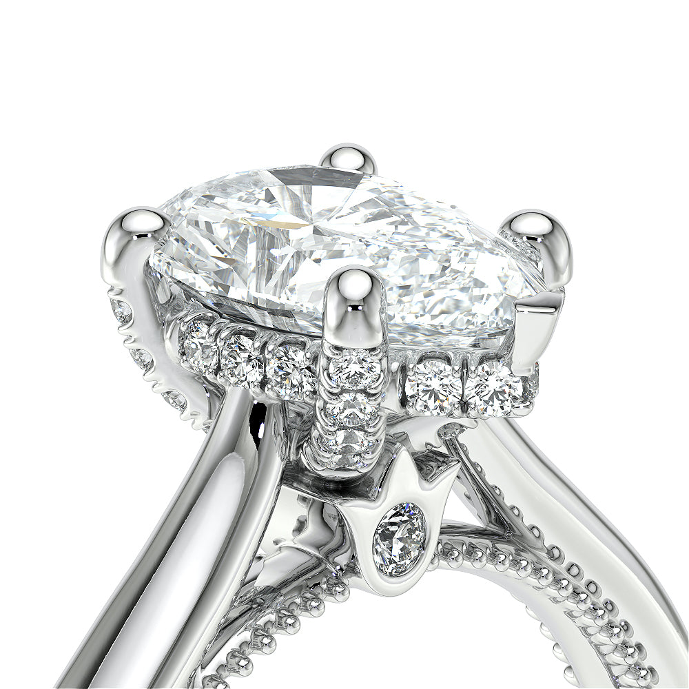 Verragio Halo Pear Engagement Ring
