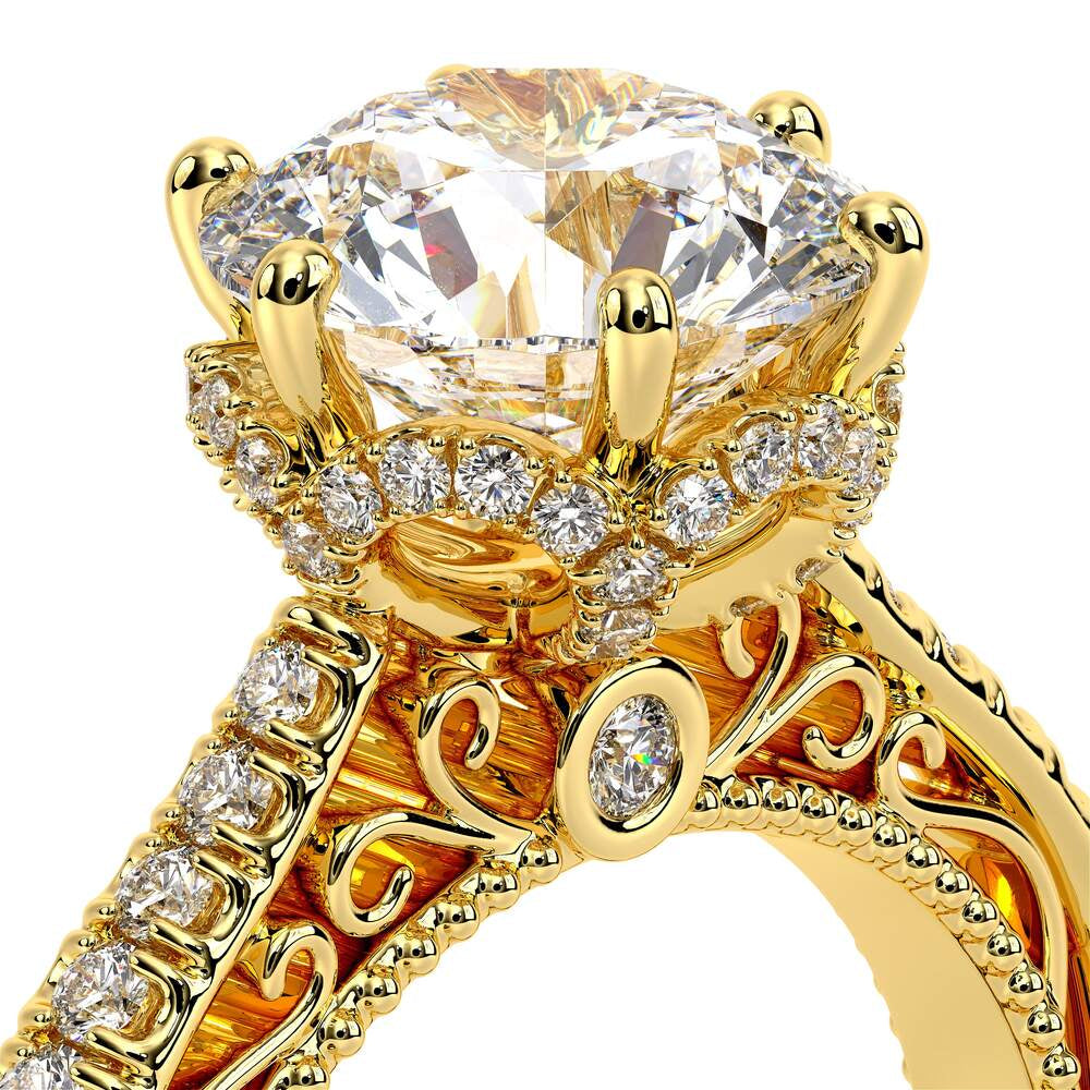 Venetian-5052r-18k Yellow Gold Round