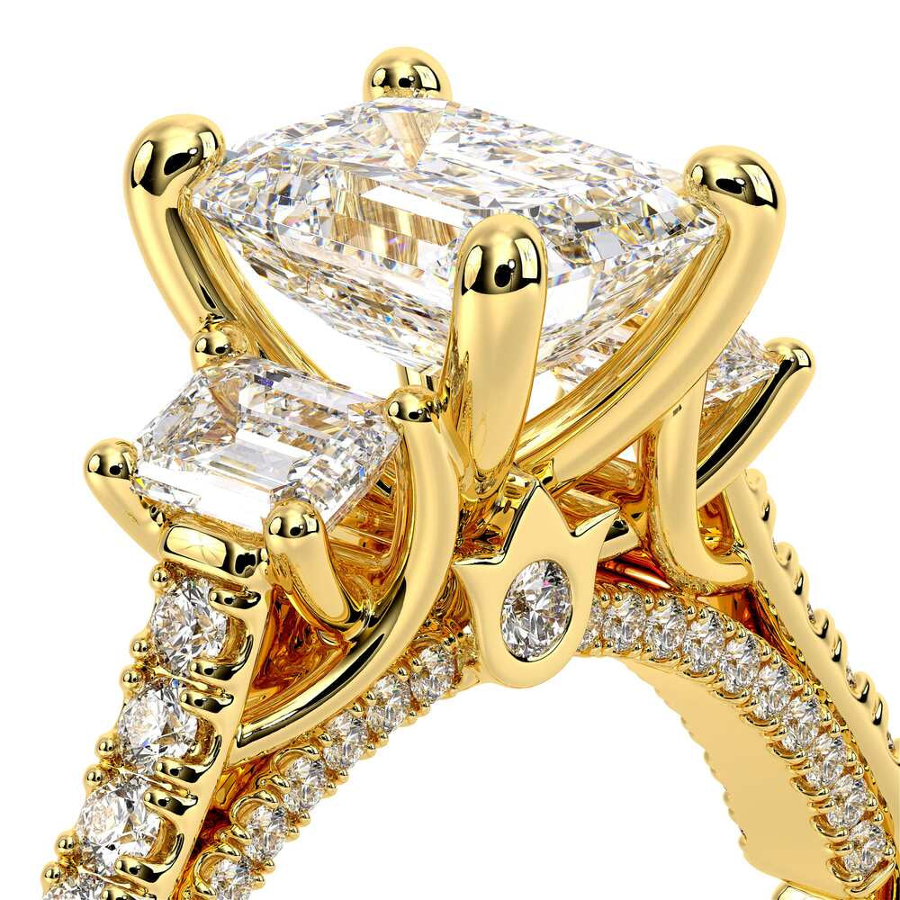 Couture-0470em-14k Yellow Gold Emerald