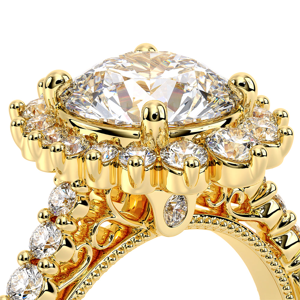 Venetian-5084r-14k Yellow Gold Round