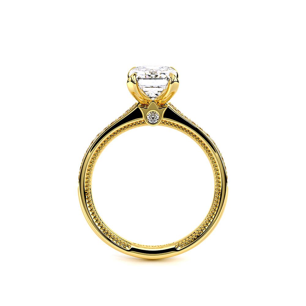 Verragio Solitaire Emerald Engagement Ring