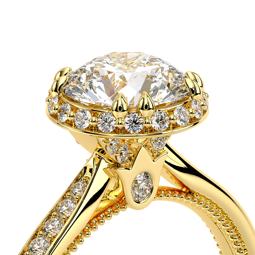 Verragio Pave Round Engagement Ring