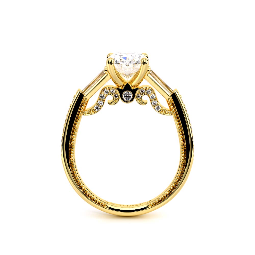 Verragio Three-Stone Oval Engagement Ring