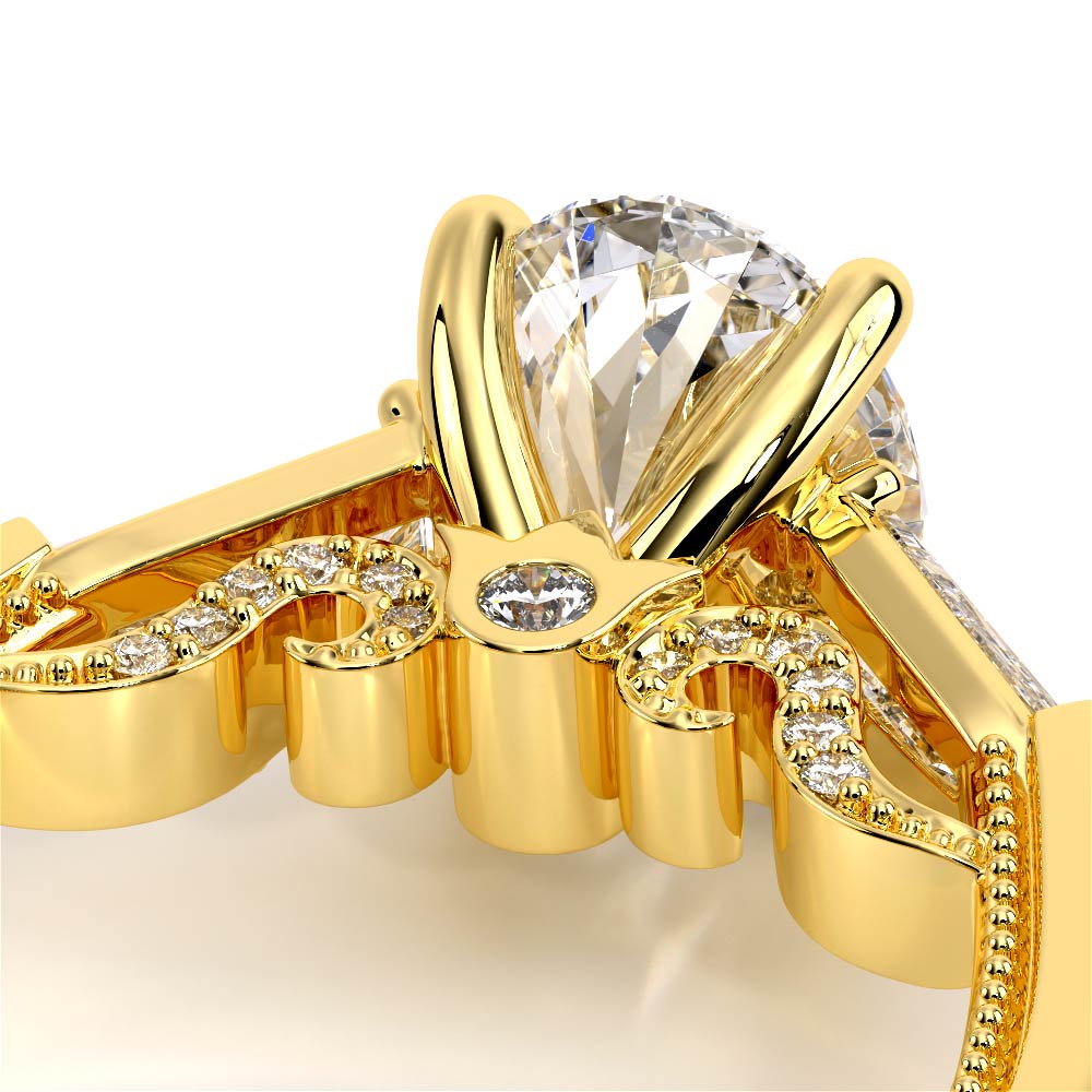 Verragio Three-Stone Oval Engagement Ring