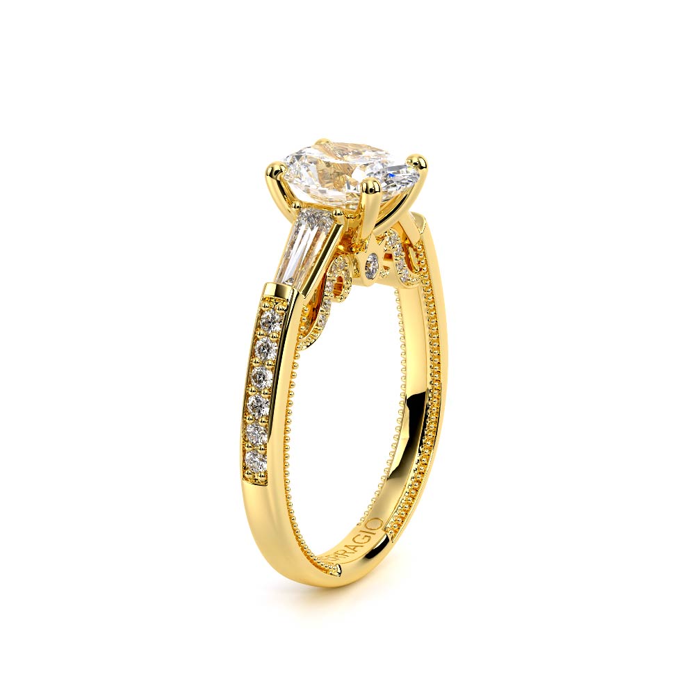 Verragio Three-Stone Oval Engagement Ring