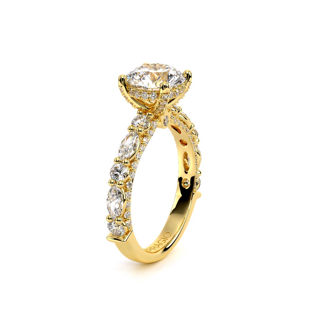 Verragio Pave Round Engagement Ring
