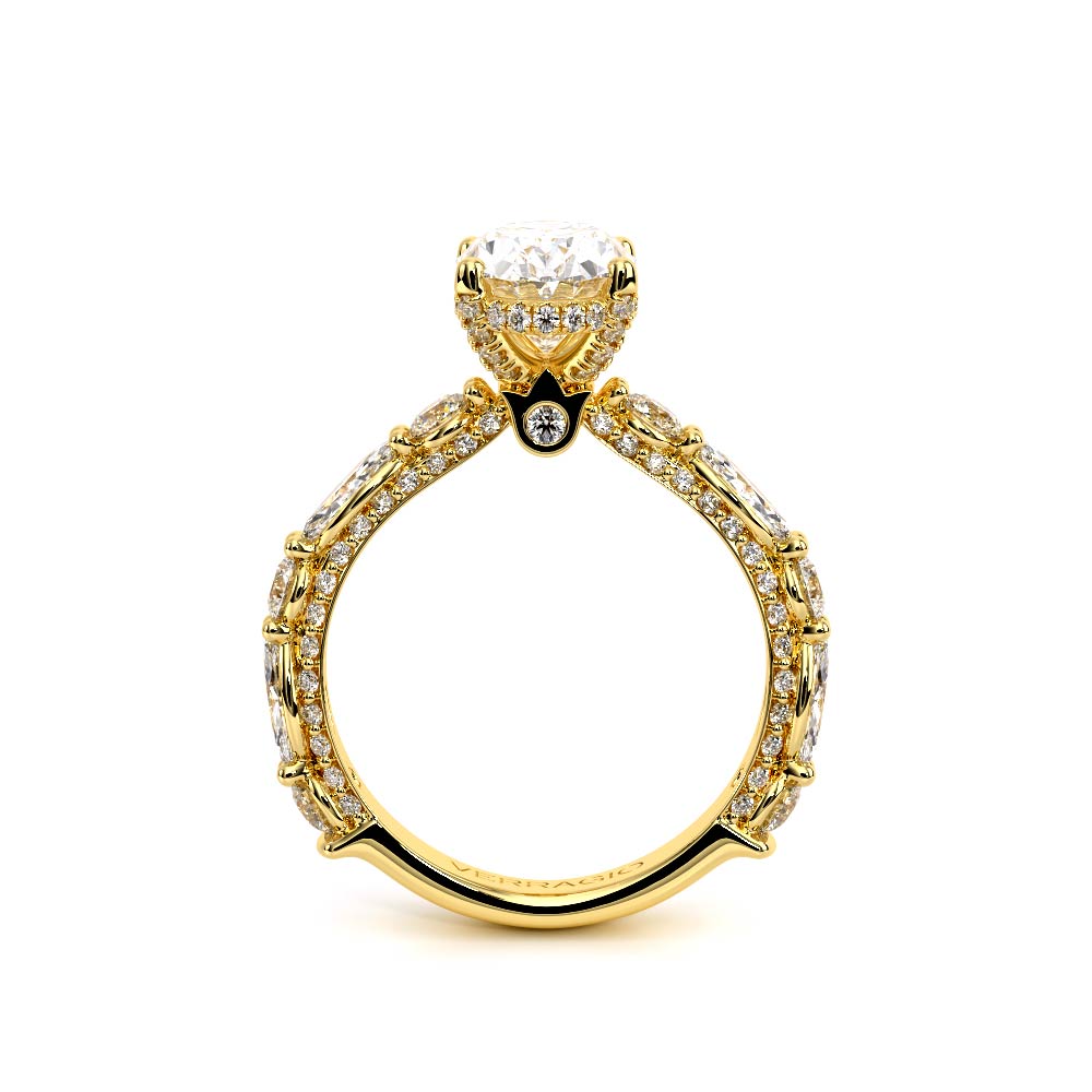 Verragio Pave Oval Engagement Ring
