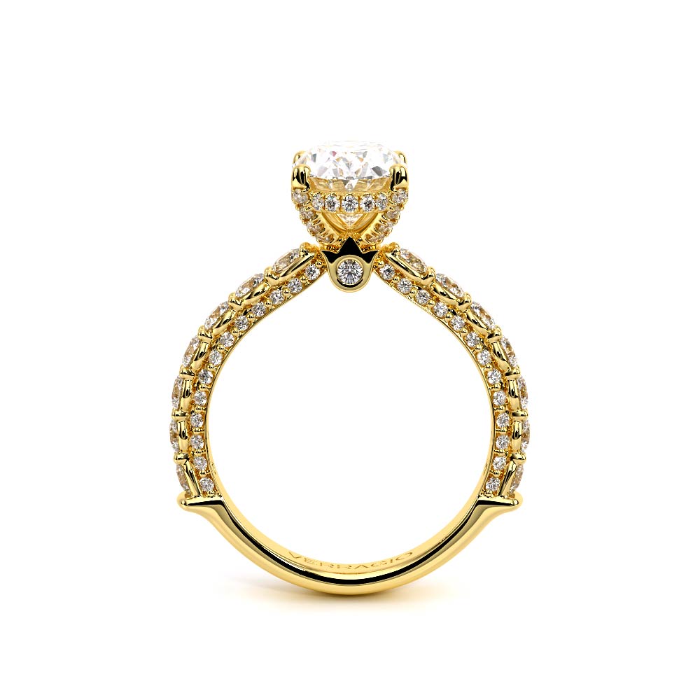 Verragio Pave Oval Engagement Ring