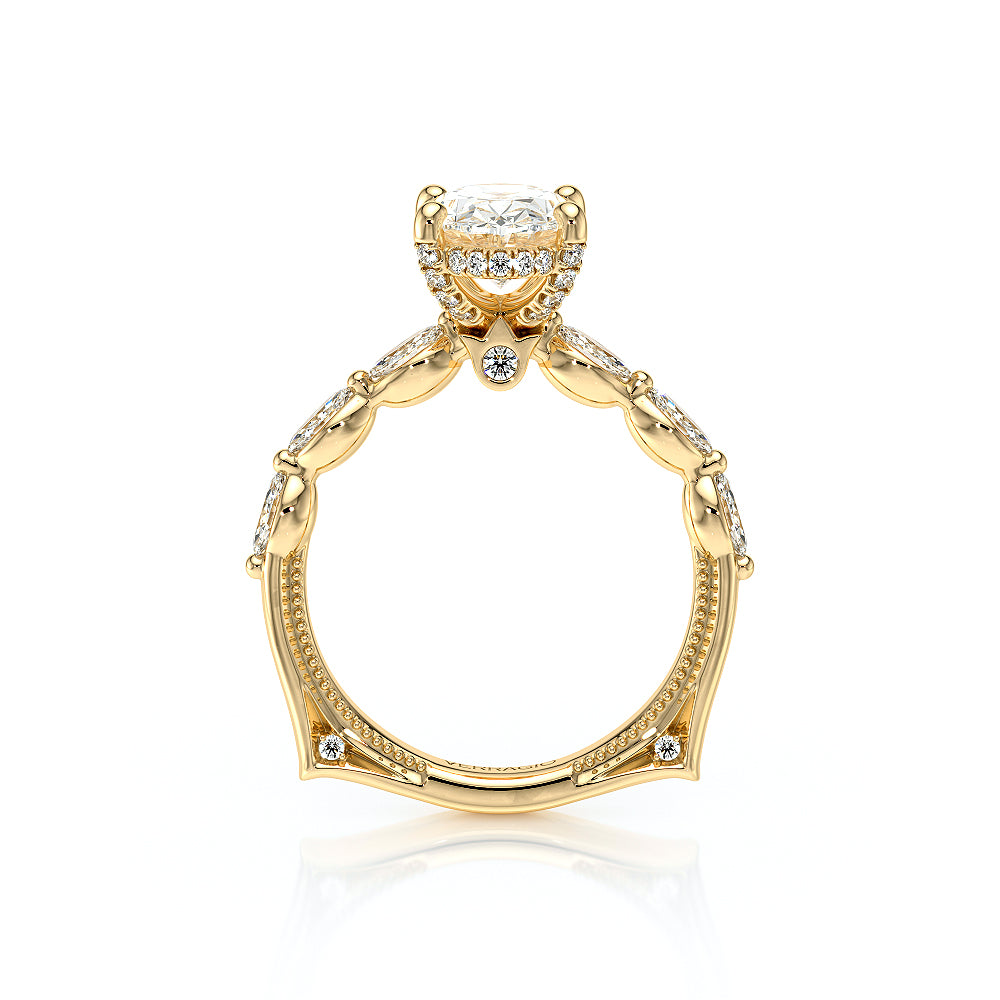 Verragio Halo Oval Engagement Ring