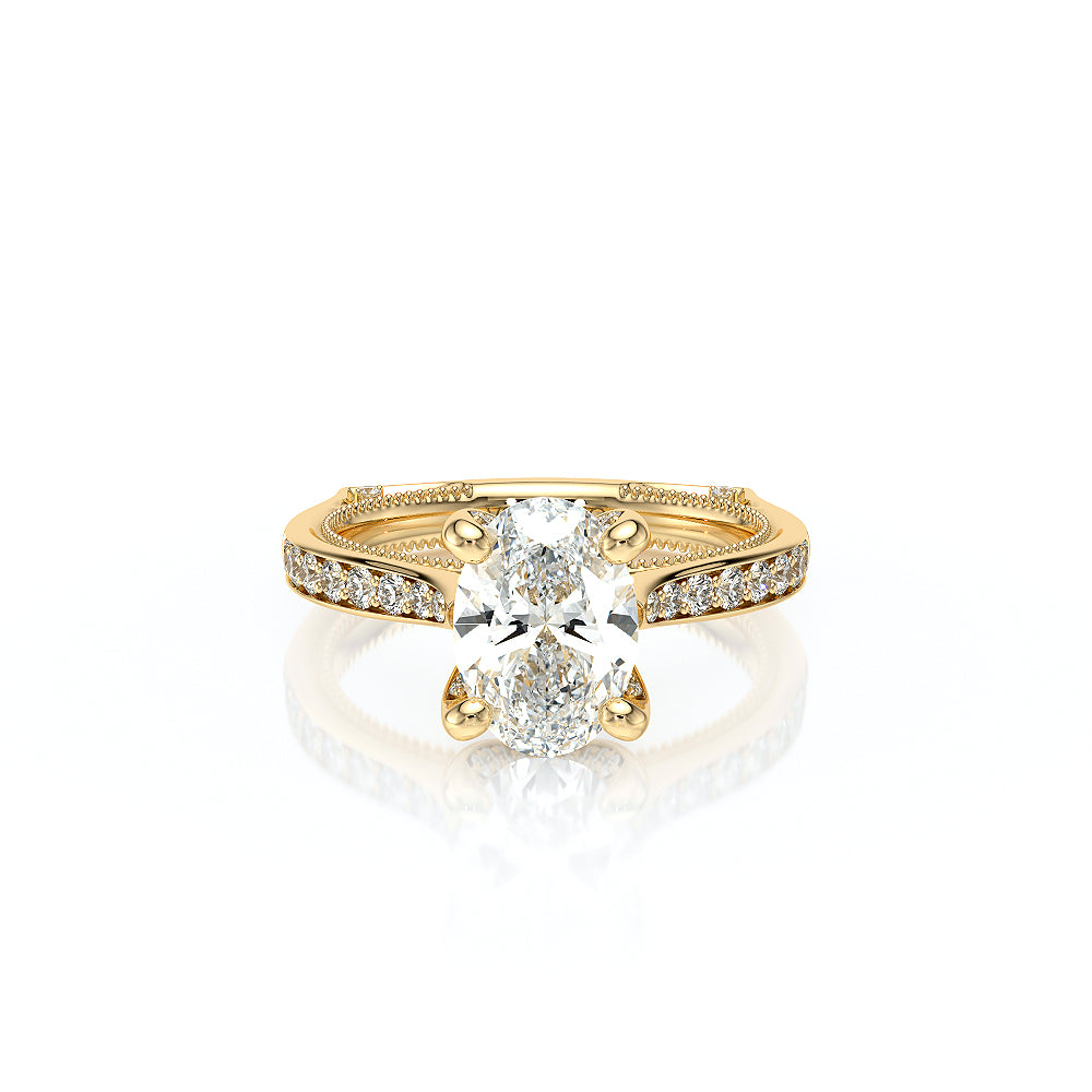 Verragio Halo Oval Engagement Ring