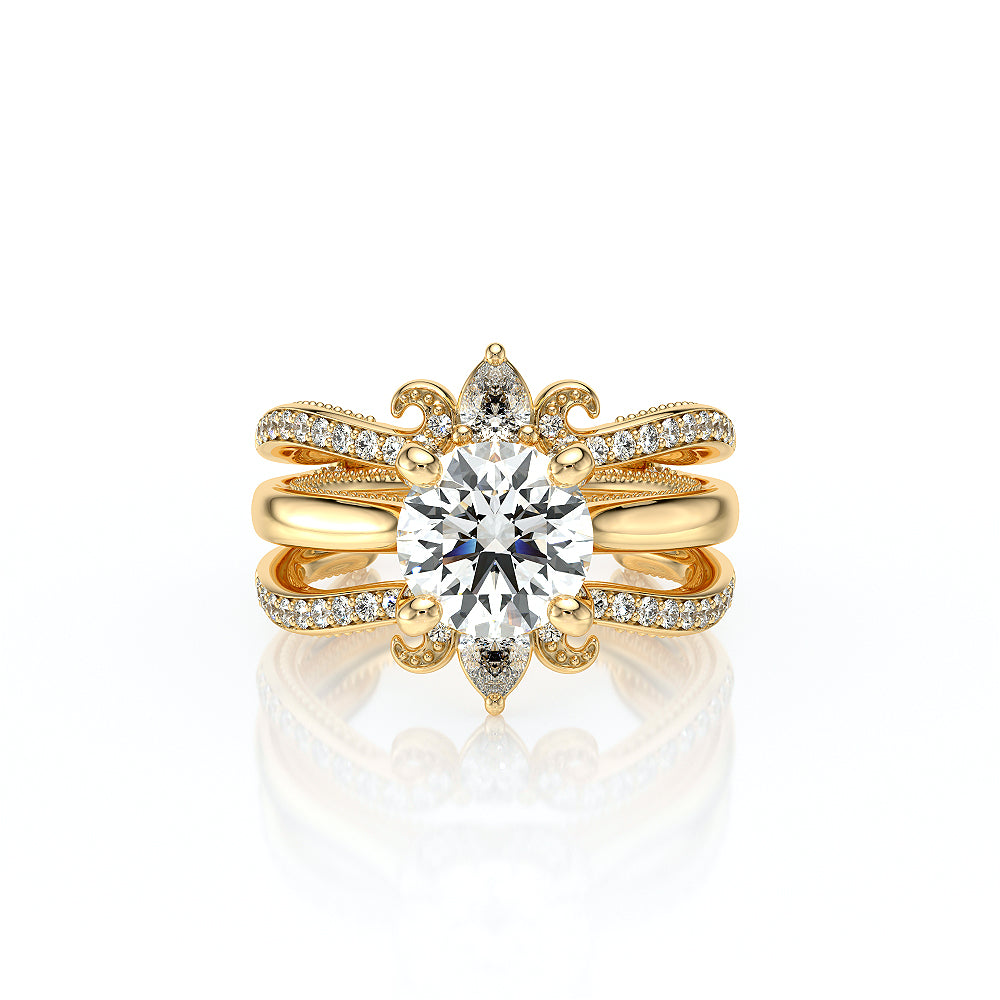 Vanguard-2040W-14K Yellow Gold