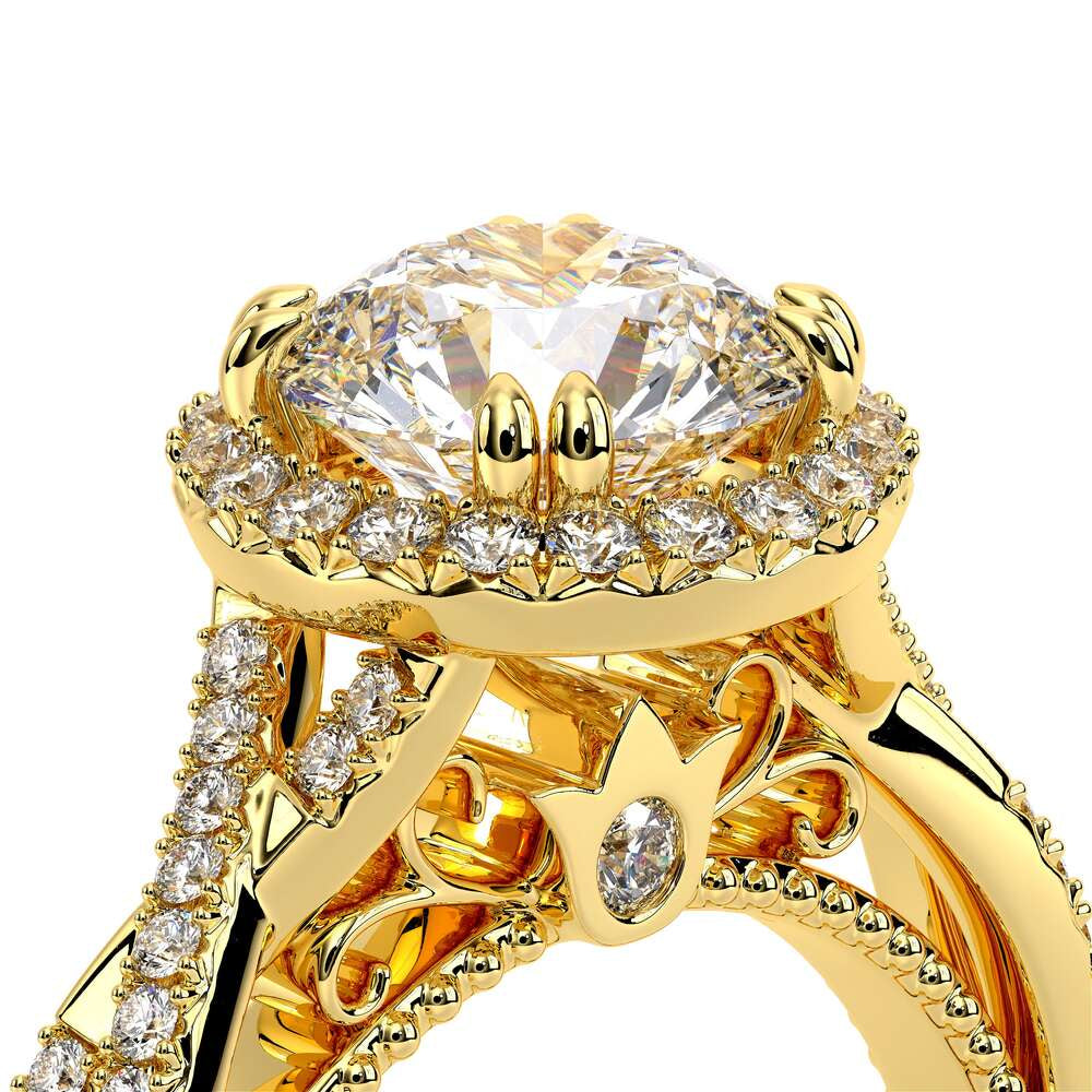 Parisian-106r-14k Yellow Gold Round