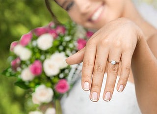Average Bridal Couple Spent $6,163 on Engagement Ring in 2016, Reports The Knot