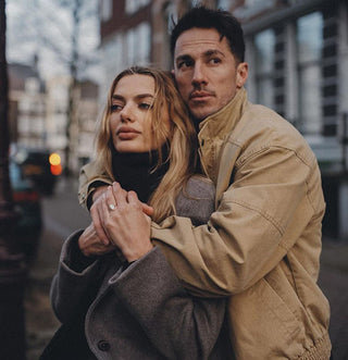 Actor Michael Trevino Pops the Question With Oval-Cut Diamond Ring